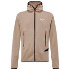 Salewa - Agner Hemp 2 Hooded Jacket - Fleecejacke Gr 48 beige/braun