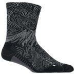 Asics - Fujitrail Graphic Crew Sock - Laufsocken 43-46 schwarz/grau