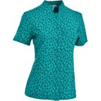 MAUL Damen Bluse Mondsee - 1/2 Bluse mit Muster, Größe 48 in Blau