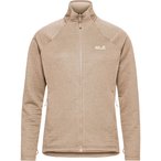 Jack Wolfskin Anytrail  Damen  Fleecejacke beige Größe XL Trekking Atmungsakti