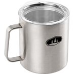 GSI Glacier Stainless 15oz Camp Trinkbecher  Campinggeschirr silber Größe 0.44