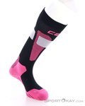 CEP Ski Merino Tall Compression Damen Skisocken-Schwarz-2