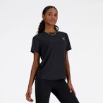 NEW BALANCE Damen T-Shirt Womens Running S/S Top, Größe M in Schwarz
