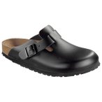 Birkenstock - Boston Natural Leather - Sandalen 38 - Regular schwarz
