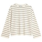 ARMEDANGELS - Women's Marynaa Fine Stripe - Longsleeve Gr XL weiß