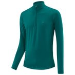 Löffler - Midlayer Transtex - Fleecepullover Gr 48 blau/türkis