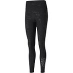 PUMA Damen Tight Train Embossed High Rise 7, Größe XS in Schwarz