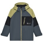 Color Kids - Kid's Junior Jacket Colorblock - Regenjacke Gr 110 blau
