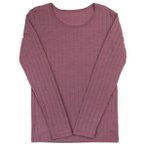 Joha - Kid's Blouse Long Sleeves - Merinolongsleeve Gr M lila