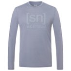 super.natural - Denilogo SN L/S - Merinolongsleeve Gr S grau