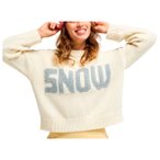 Roxy - Women's Exploring Snow - Pullover Gr S weiß