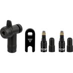 Topeak TurboFlow Valve Combo + RapidHead  Fahrradzubehör schwarz Größe ONE SI