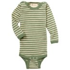 Engel - Baby-Body L/S mit Druckknöpfen auf den Schultern - Body Gr 98/104 oliv