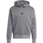 ADIDAS Herren Kapuzensweat City Escape Fleece, Größe L in Grau