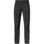 Schöffel Ascona Zip-Off Hose Damen  Zip-Hosen schwarz Größe M Trekking  Wider