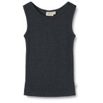 WHEAT - Kid's Wool Silk Singlet Iggy - Merinounterwäsche Gr 140 schwarz