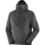 Salomon Bonatti WP  Herren  Regenjacke grau Größe M Trekking  Winddicht Wasser