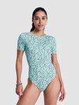 Roxy Sun Babe Ss Onesie Lycra oil green wildside psley Gr. M