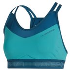 La Sportiva Women's Wafaa Top, S, lagoon/storm blue