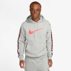 NIKE Herren Kapuzensweat M NSW REPEAT SW FLC PO HOOD BB, Größe L in Pink