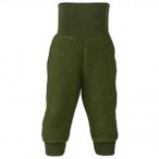 Engel - Baby Hose mit Nabelbund - Fleecehose Gr 74/80 oliv