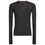 Icebreaker - Merino 75 Cool-Lite Featherlight L/S Crewe - Longsleeve Gr S schwar