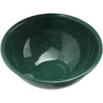GSI Emaille Schüssel  Campinggeschirr gruen Größe 15 cm