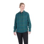 Marmot Damen Fairfax LW Novelty Flannel Bluse (Größe XS, tuerkis)