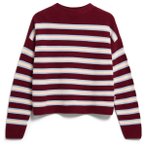 ARMEDANGELS - Women's Merinaa Striped Knit Sweater - Pullover Gr S rot