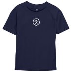 Color Kids - Kid's T-Shirt Solid - Lycra Gr 92 blau