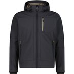CMP Zip  Softshell  Herren  Softshelljacke schwarz Größe XL Trekking  Wasserab