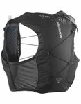 Salomon - Trail-/Laufsack - Active Skin 4 Set Black/Metal  - Größe S - schwarz