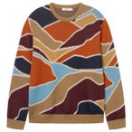 DEDICATED - Sweater Mora Patch Valley - Pullover Gr S bunt
