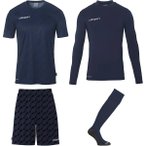 UHLSPORT Torwart-Sets Progressive, Größe XXL in Blau