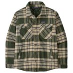 Patagonia - Lightweight Insulated Fjord Flannel Shirt - Freizeitjacke Gr S oliv