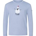 Super.Natural Snowman  Kinder  Longsleeves blau Größe 152   Hautfreundlich Mer