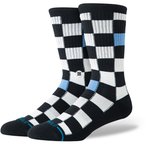 Stance Chef Check Crew   Freizeitsocken schwarz Größe 43  Trekking  Hautfreund