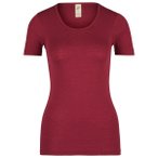 Engel - Women's Unterhemd S/S - Merinounterwäsche Gr 46/48 rot