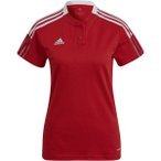 ADIDAS Damen Tiro 21 Poloshirt, Größe XXS in Rot