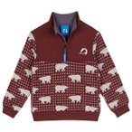 Finkid - Kid's Masi Nordik - Wollpullover Gr 110/120 rot