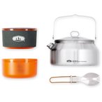 GSI Glacier Stainless Ketalist Wasserkessel  Camping Kochgeschirr silber Größe