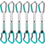 SKYLOTEC Salto NY - Express-Set titanium-aquamarine 17 cm 6er Set