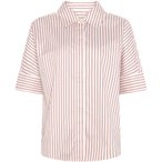 KnowledgeCotton Apparel Striped Satin  Damen  Blusen rot Größe XS Lifestyle  H