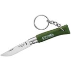 Opinel No 04 Messer mit Schlüsselanhänger  Taschenmesser oliv Größe One Size