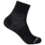 Wrightsock - Coolmesh II Quarter - Wandersocken 45,5-49 schwarz