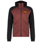 Ajungilak - Stretch Hooded ML Jacket - Fleecejacke Gr XXL rot/schwarz
