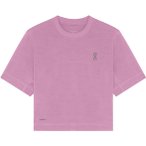 On Train Crop Graphic Damen T-Shirt ( Pink XS Größe,)