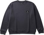Snow Peak - Lockerer Sweater aus Poly-Cotton - NSD Square Logo Pullover Charcoal