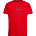 La Sportiva Cinquecento  Herren  T-Shirts rot Größe S Bouldern | Sportklettern