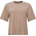Salewa Eagle Sunset Loose  Damen  T-Shirts beige Größe L Trekking  Hautfreundl
